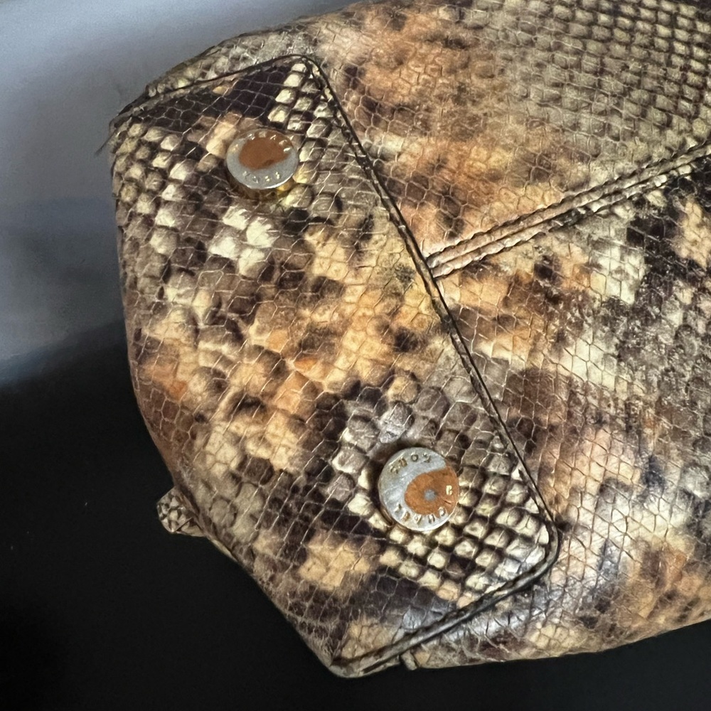 Michael Kors Snake Print Handbag - Picture 8 of 10